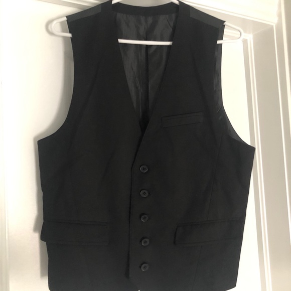 RW&CO tailored black vest size 38 - Picture 4 of 9